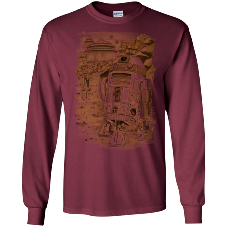 T-Shirts Maroon / S Mission to jabba palace Men's Long Sleeve T-Shirt