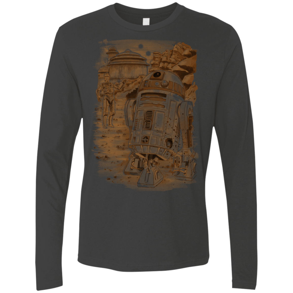 T-Shirts Heavy Metal / S Mission to jabba palace Men's Premium Long Sleeve