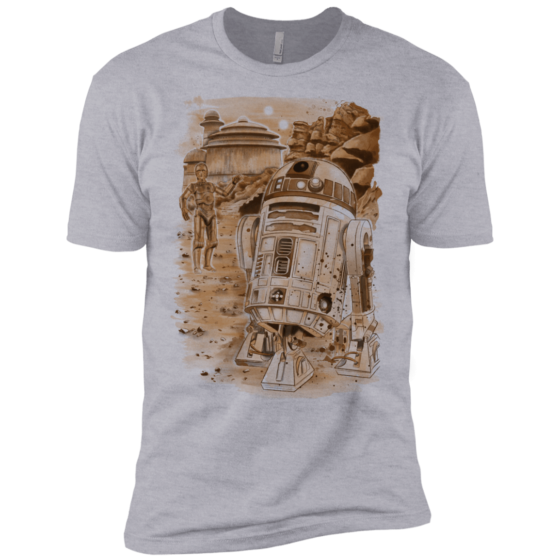 T-Shirts Heather Grey / X-Small Mission to jabba palace Men's Premium T-Shirt