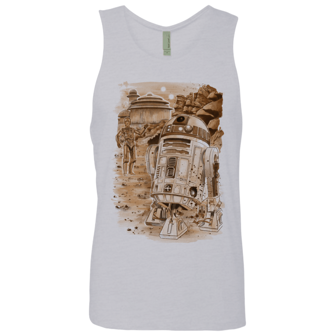 T-Shirts Heather Grey / S Mission to jabba palace Men's Premium Tank Top