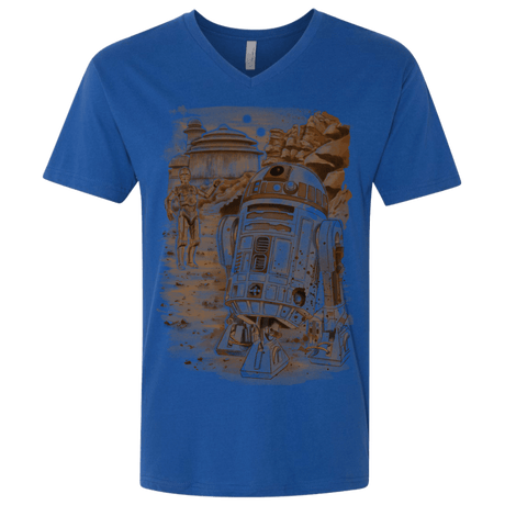 T-Shirts Royal / X-Small Mission to jabba palace Men's Premium V-Neck