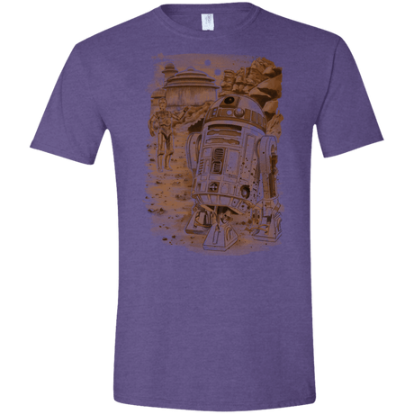 T-Shirts Heather Purple / S Mission to jabba palace Men's Semi-Fitted Softstyle