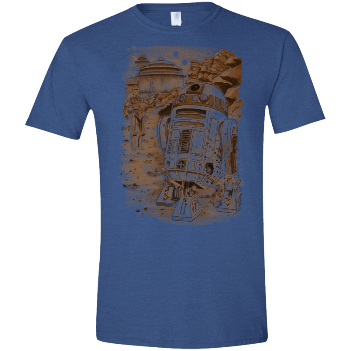 T-Shirts Heather Royal / X-Small Mission to jabba palace Men's Semi-Fitted Softstyle