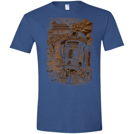 T-Shirts Heather Royal / X-Small Mission to jabba palace Men's Semi-Fitted Softstyle
