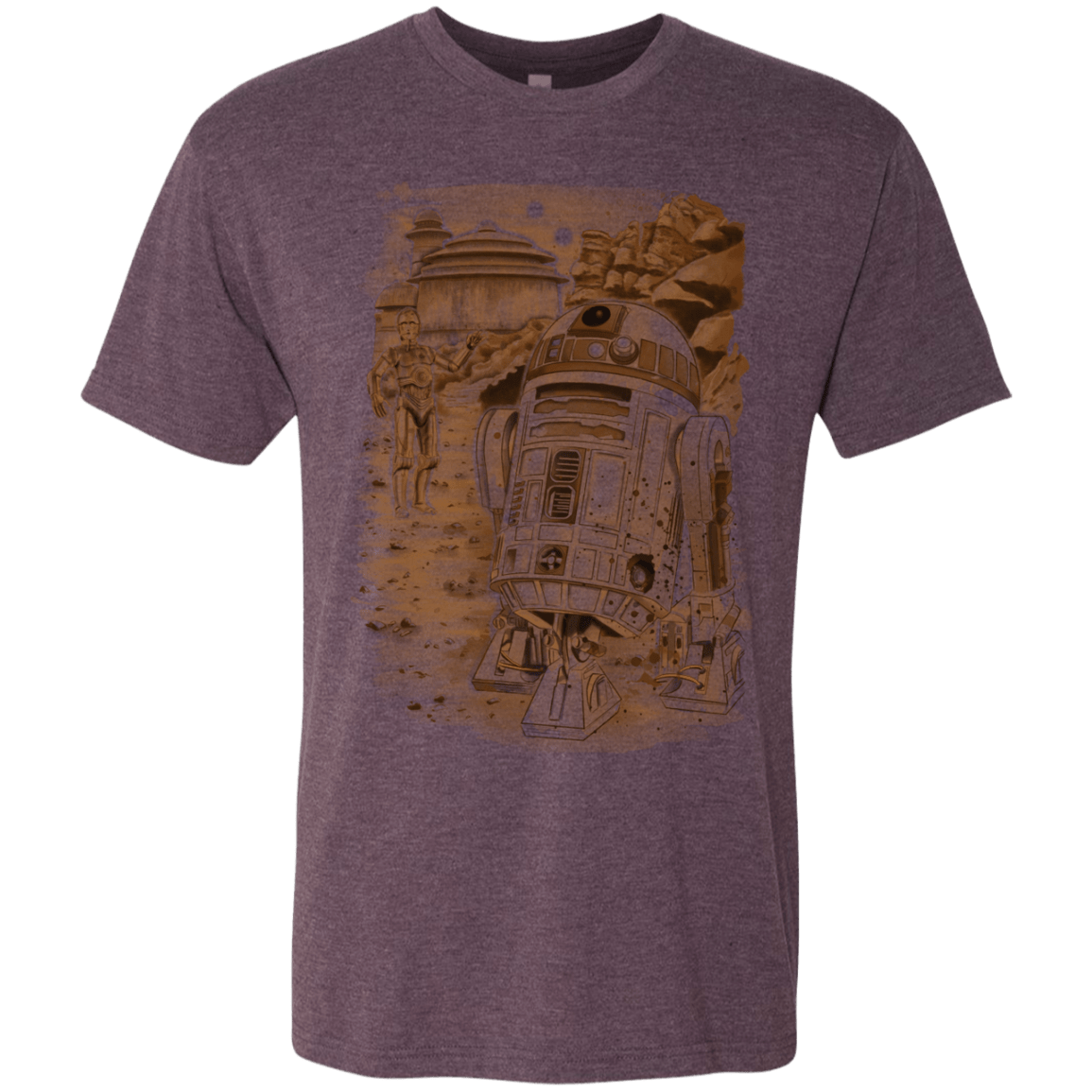 T-Shirts Vintage Purple / S Mission to jabba palace Men's Triblend T-Shirt