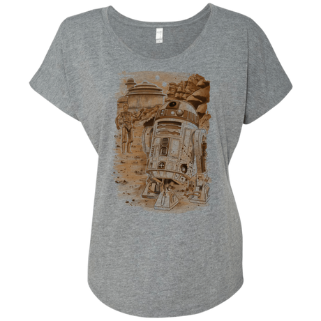 T-Shirts Premium Heather / X-Small Mission to jabba palace Triblend Dolman Sleeve