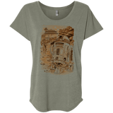 T-Shirts Venetian Grey / X-Small Mission to jabba palace Triblend Dolman Sleeve