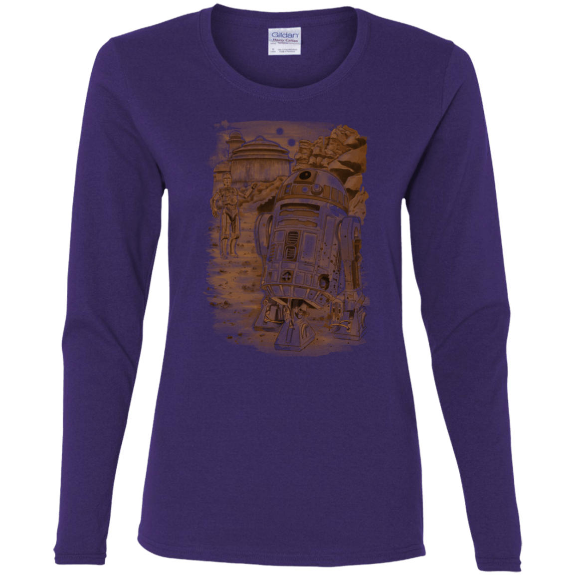 T-Shirts Purple / S Mission to jabba palace Women's Long Sleeve T-Shirt