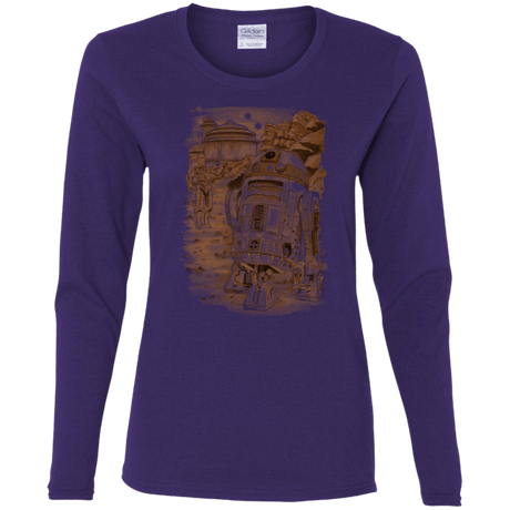 T-Shirts Purple / S Mission to jabba palace Women's Long Sleeve T-Shirt