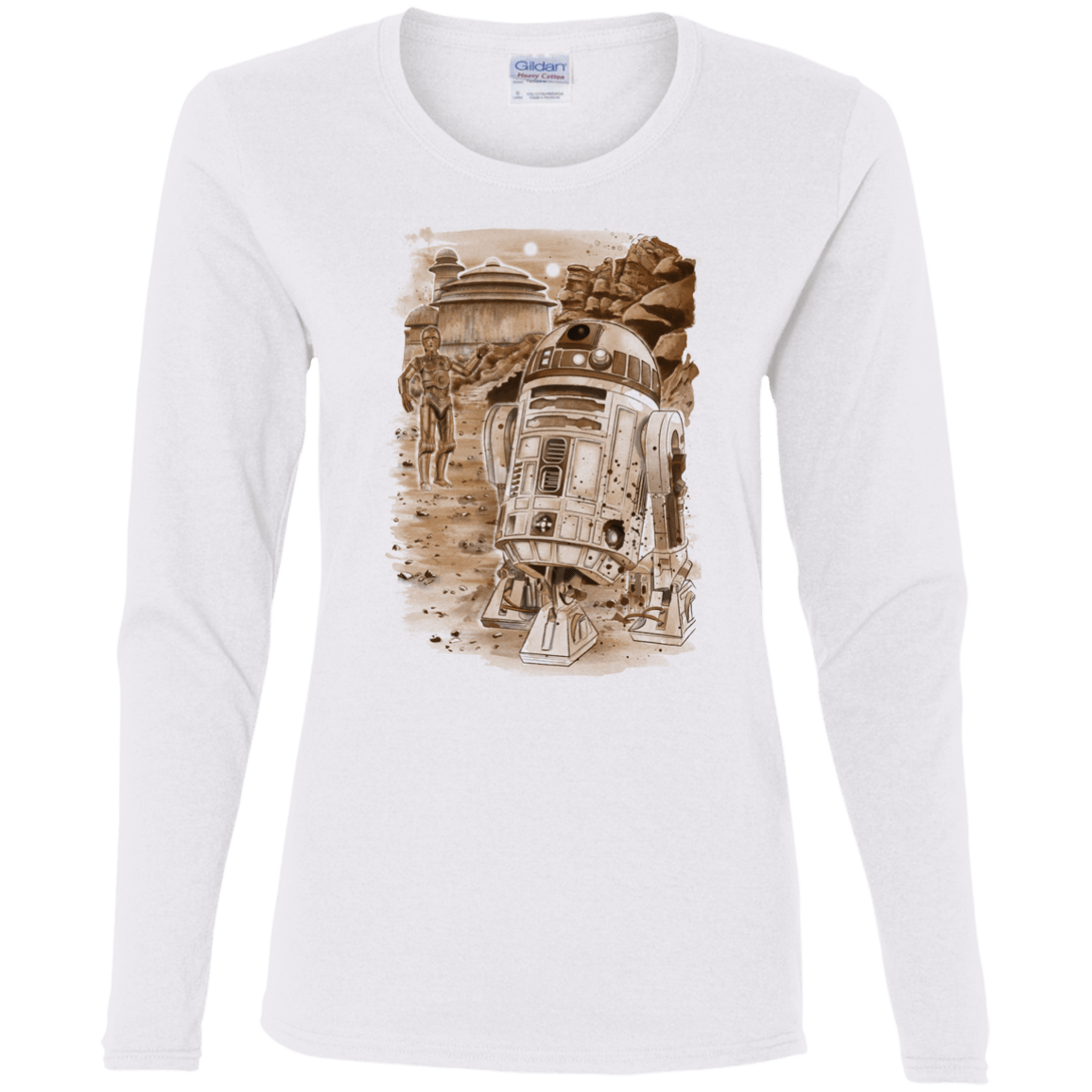 T-Shirts White / S Mission to jabba palace Women's Long Sleeve T-Shirt