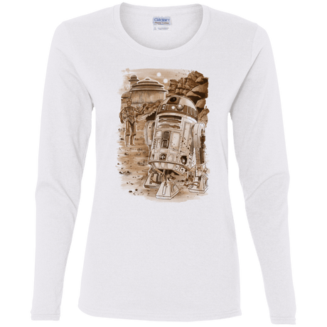 T-Shirts White / S Mission to jabba palace Women's Long Sleeve T-Shirt