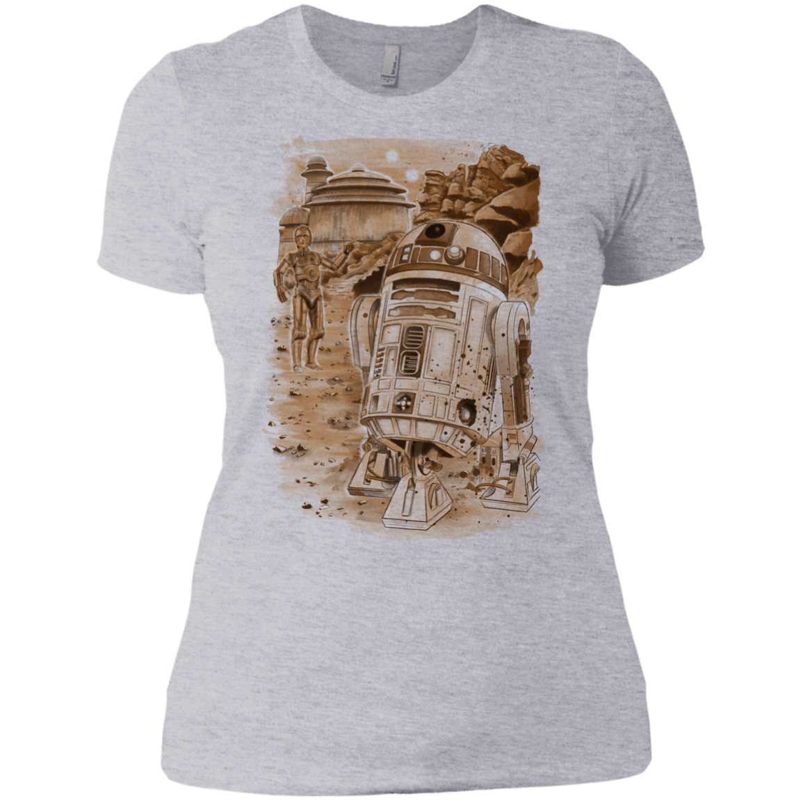 T-Shirts Heather Grey / X-Small Mission to jabba palace Women's Premium T-Shirt
