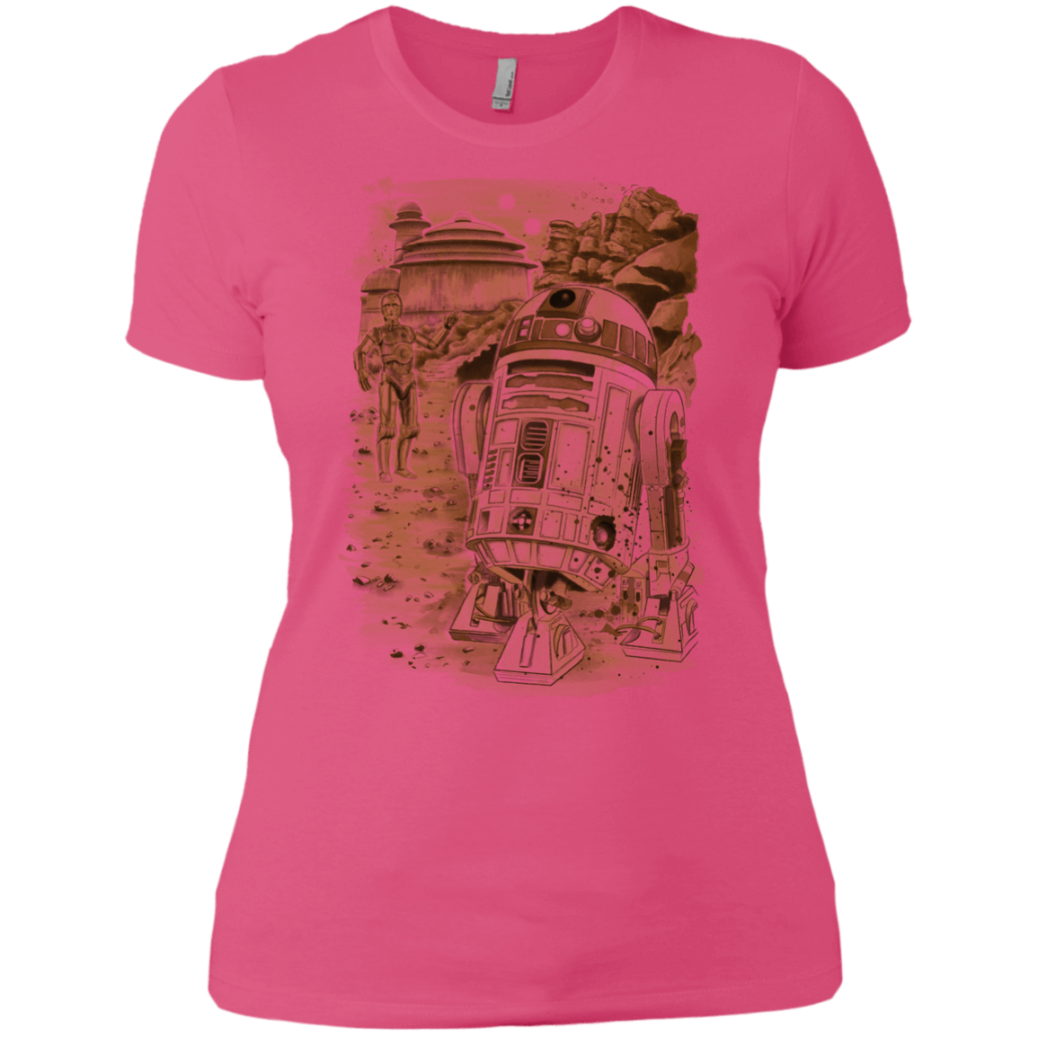 T-Shirts Hot Pink / X-Small Mission to jabba palace Women's Premium T-Shirt