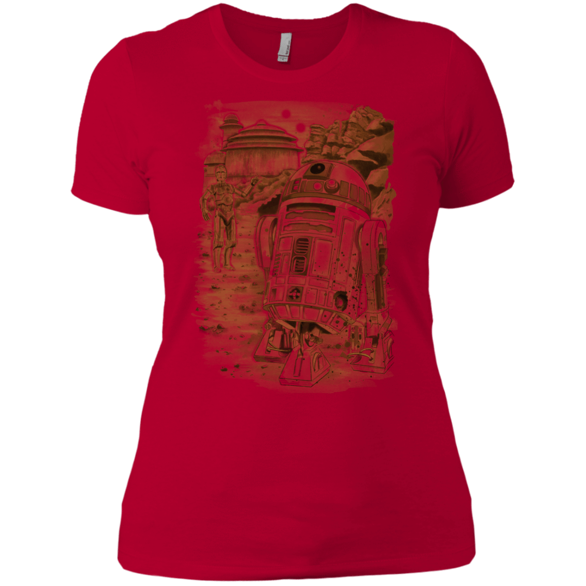 T-Shirts Red / X-Small Mission to jabba palace Women's Premium T-Shirt