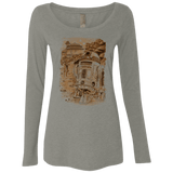 T-Shirts Venetian Grey / S Mission to jabba palace Women's Triblend Long Sleeve Shirt