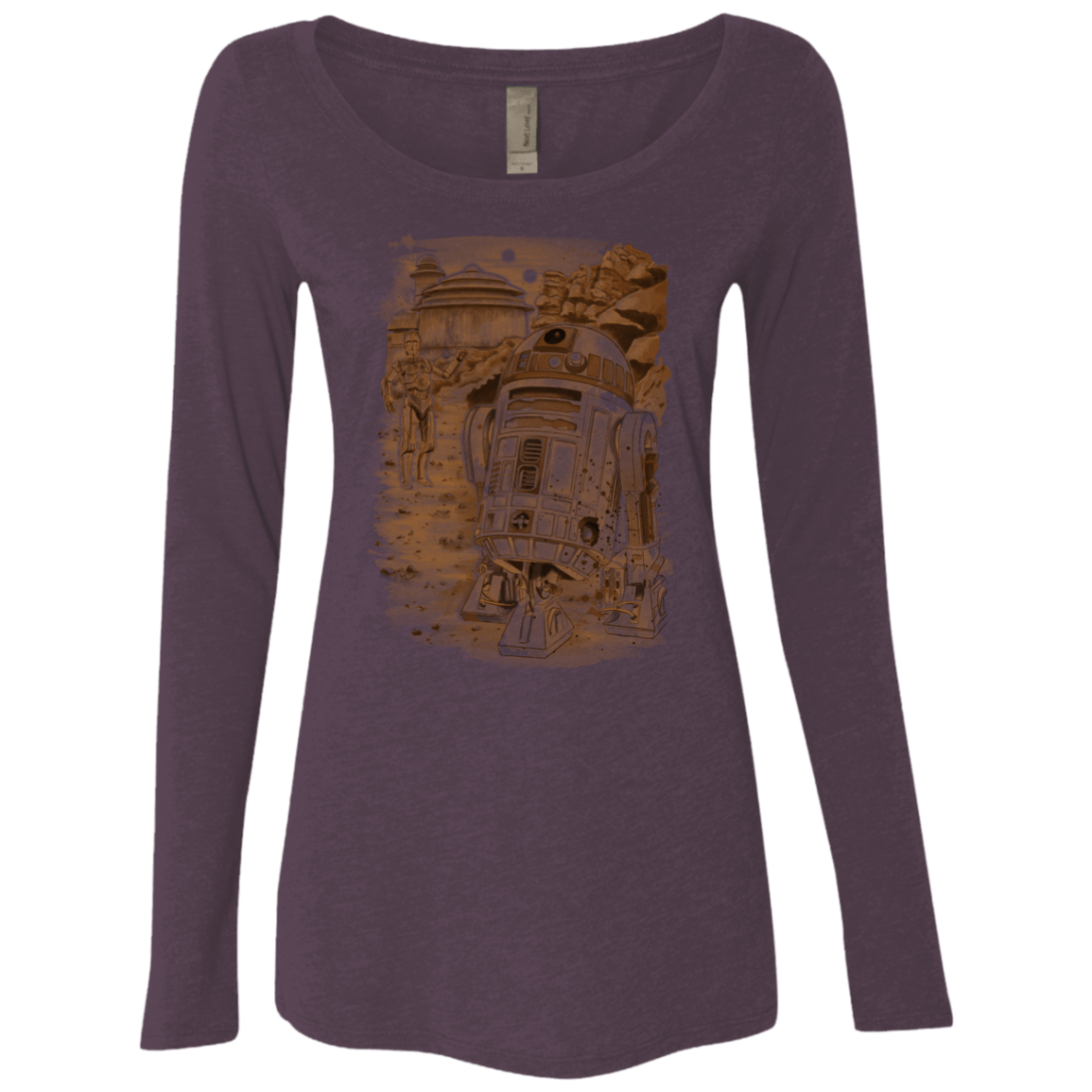 Mission to jabba palace Women's Triblend Long Sleeve Shirt