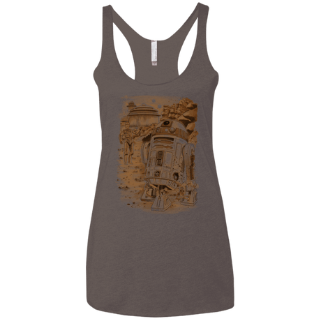 T-Shirts Macchiato / X-Small Mission to jabba palace Women's Triblend Racerback Tank
