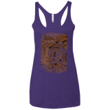 Mission to jabba palace Women's Triblend Racerback Tank