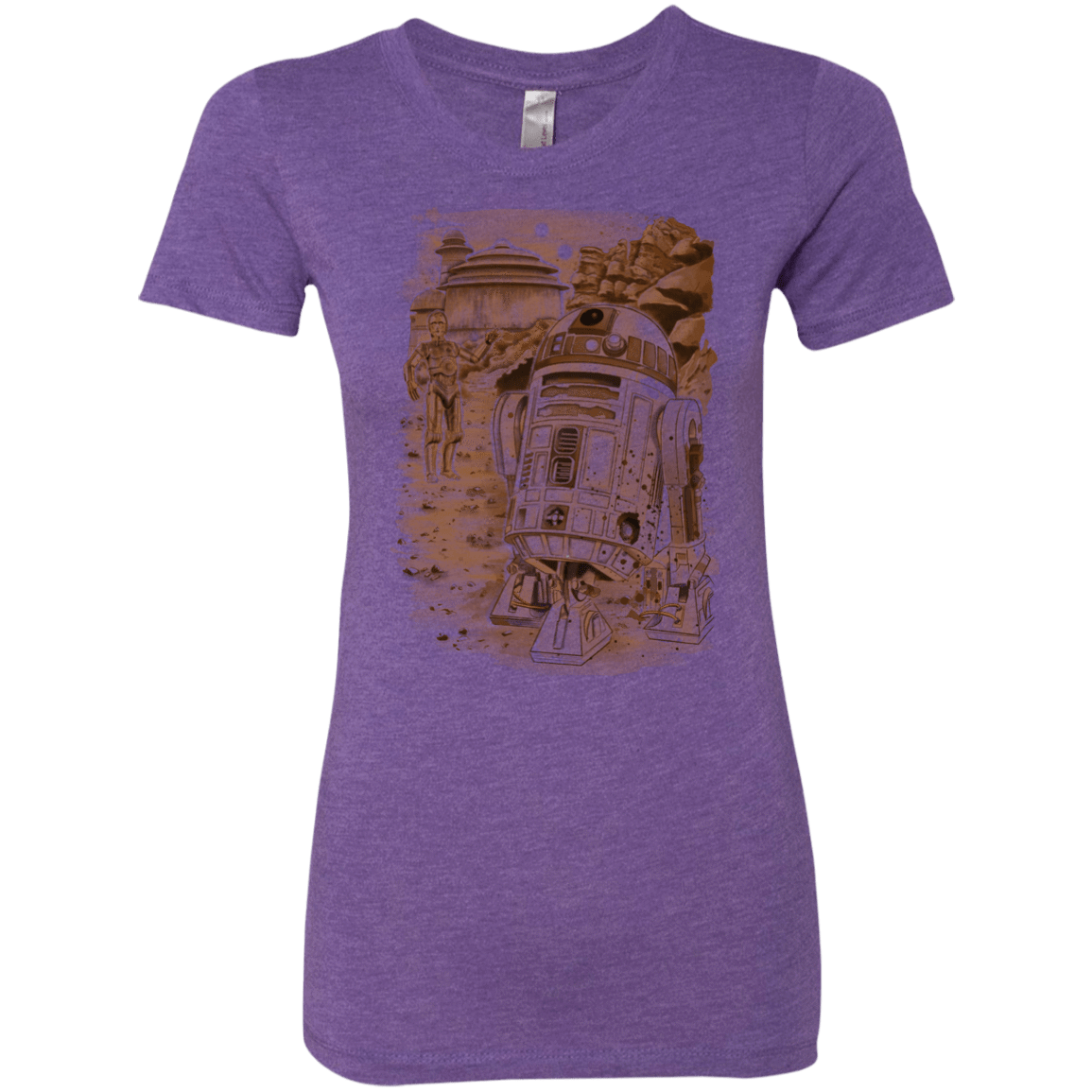 T-Shirts Purple Rush / S Mission to jabba palace Women's Triblend T-Shirt