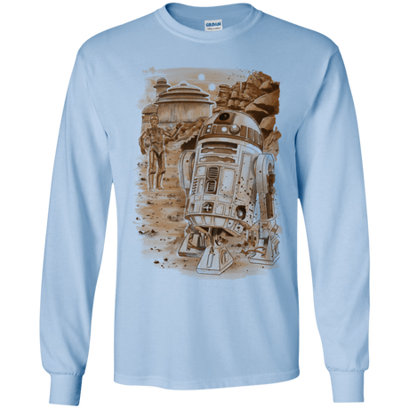 T-Shirts Light Blue / YS Mission to jabba palace Youth Long Sleeve T-Shirt