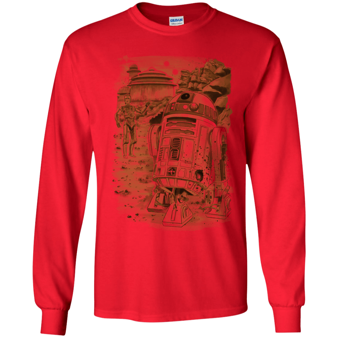 T-Shirts Red / YS Mission to jabba palace Youth Long Sleeve T-Shirt