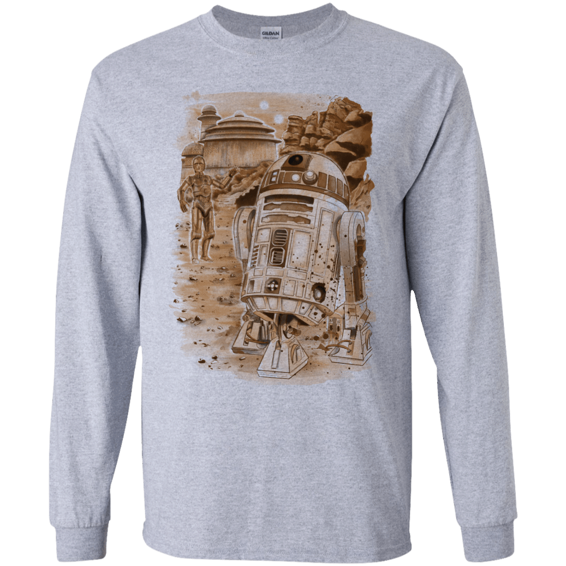 T-Shirts Sport Grey / YS Mission to jabba palace Youth Long Sleeve T-Shirt