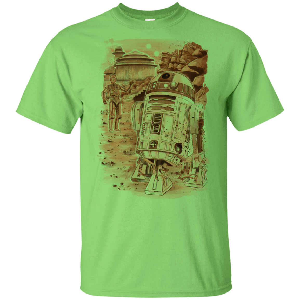 T-Shirts Lime / YXS Mission to jabba palace Youth T-Shirt