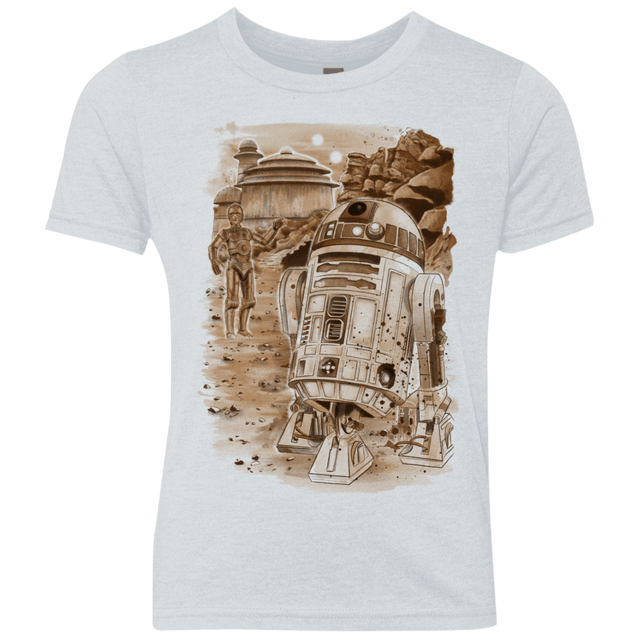 T-Shirts Heather White / YXS Mission to jabba palace Youth Triblend T-Shirt