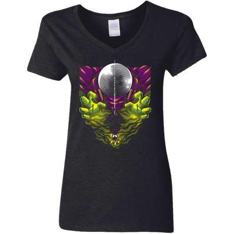 T-Shirts Black / S Misty Attack Women's V-Neck T-Shirt