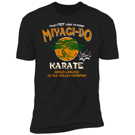 T-Shirts Black / X-Small Miyagi Do Free Lessons Men's Premium T-Shirt