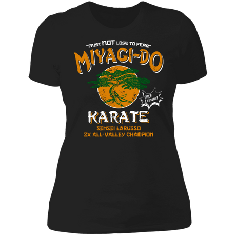 T-Shirts Black / X-Small Miyagi Do Free Lessons Women's Premium T-Shirt