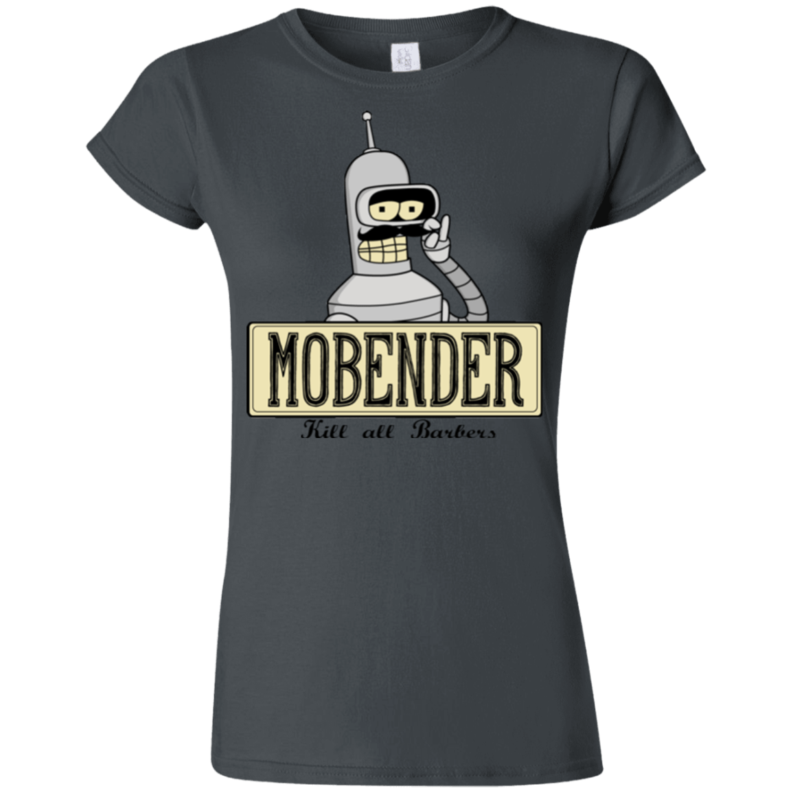 T-Shirts Charcoal / S Mobender Junior Slimmer-Fit T-Shirt