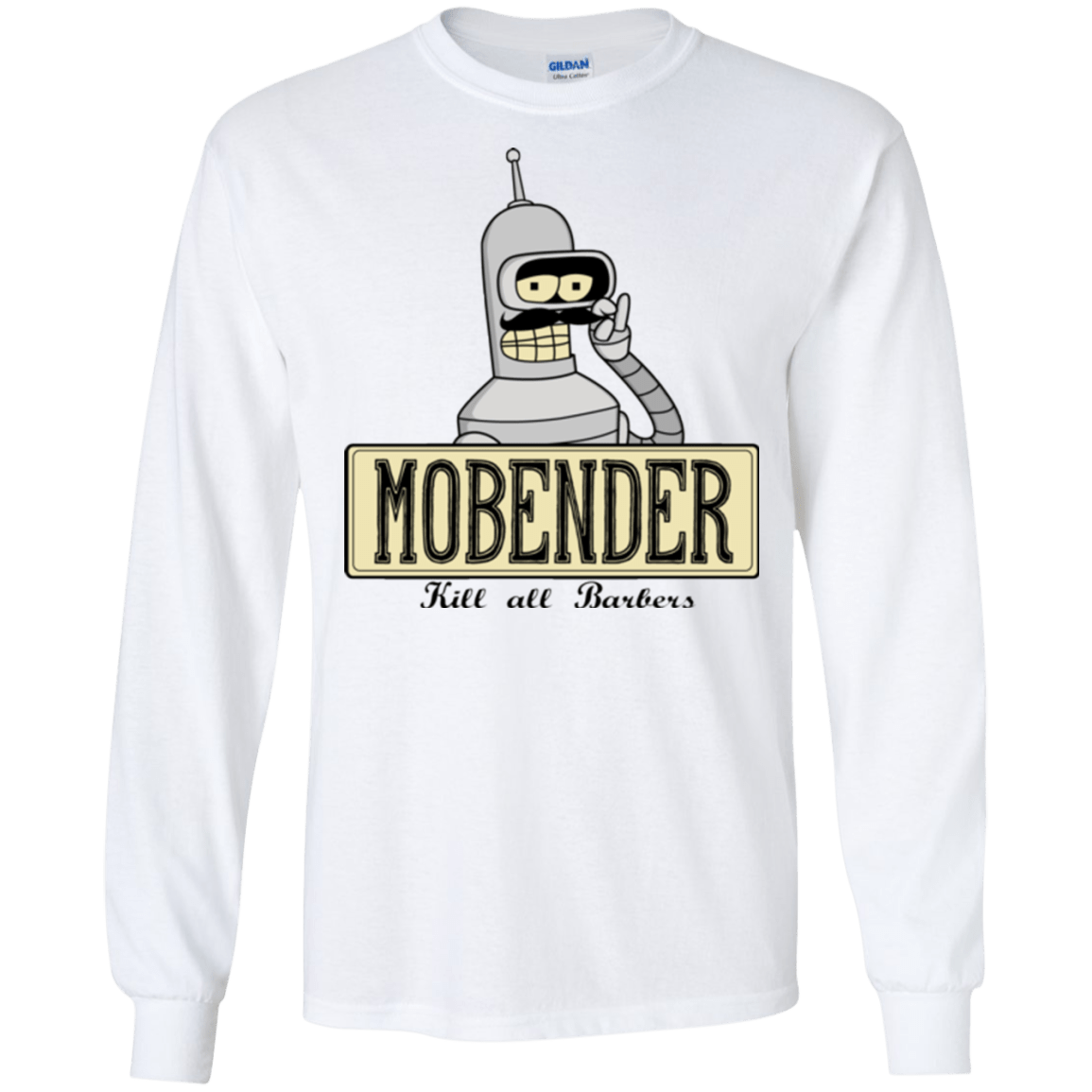 T-Shirts White / S Mobender Men's Long Sleeve T-Shirt