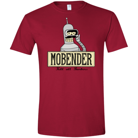 T-Shirts Cardinal Red / S Mobender Men's Semi-Fitted Softstyle