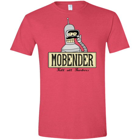 T-Shirts Heather Red / S Mobender Men's Semi-Fitted Softstyle