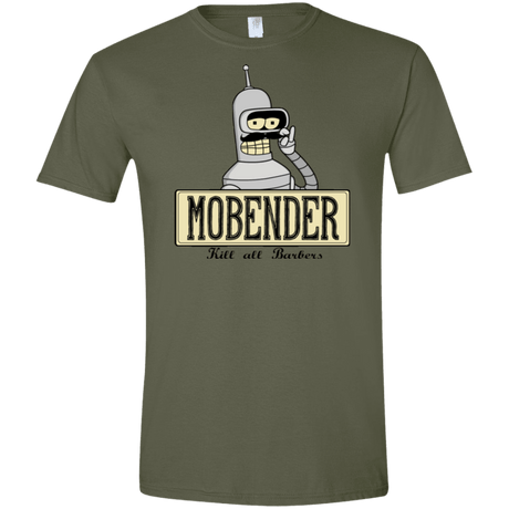 T-Shirts Military Green / S Mobender Men's Semi-Fitted Softstyle