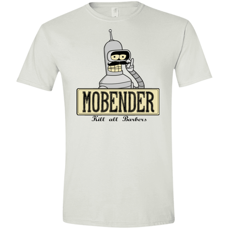 T-Shirts White / X-Small Mobender Men's Semi-Fitted Softstyle