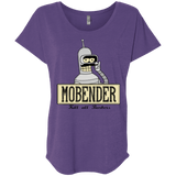 T-Shirts Purple Rush / X-Small Mobender Triblend Dolman Sleeve