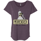 T-Shirts Vintage Purple / X-Small Mobender Triblend Dolman Sleeve