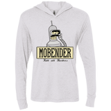 T-Shirts Heather White / X-Small Mobender Triblend Long Sleeve Hoodie Tee