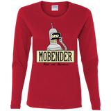 T-Shirts Red / S Mobender Women's Long Sleeve T-Shirt