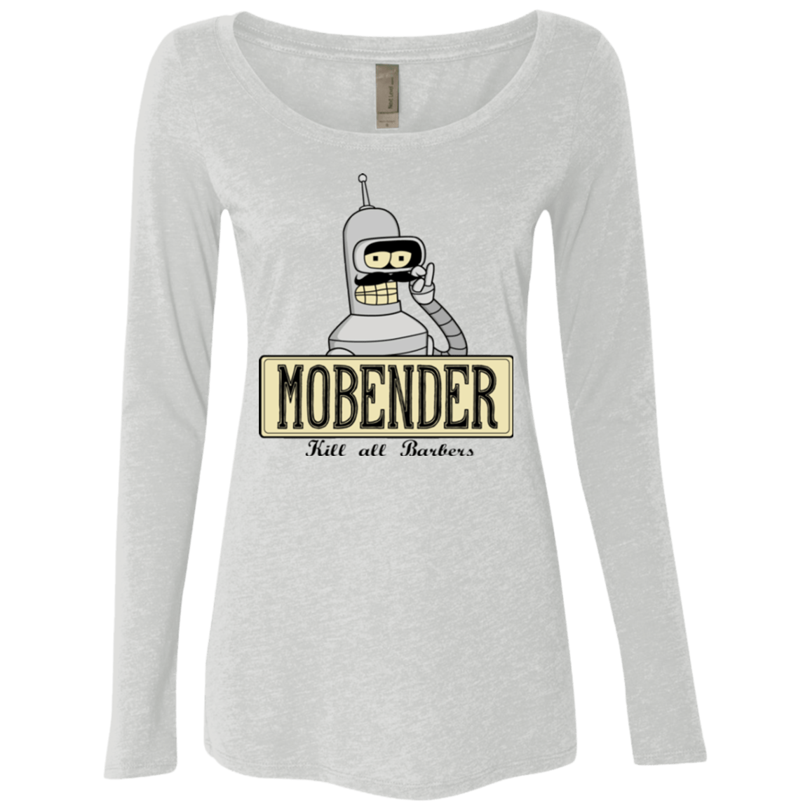 T-Shirts Heather White / S Mobender Women's Triblend Long Sleeve Shirt