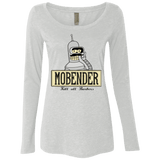 T-Shirts Heather White / S Mobender Women's Triblend Long Sleeve Shirt