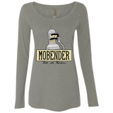 T-Shirts Venetian Grey / S Mobender Women's Triblend Long Sleeve Shirt