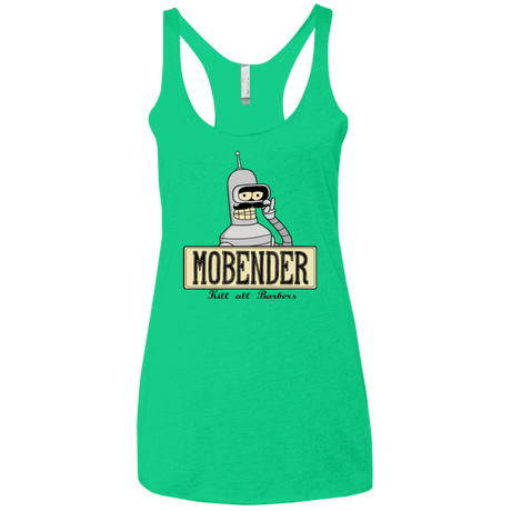 T-Shirts Envy / X-Small Mobender Women's Triblend Racerback Tank