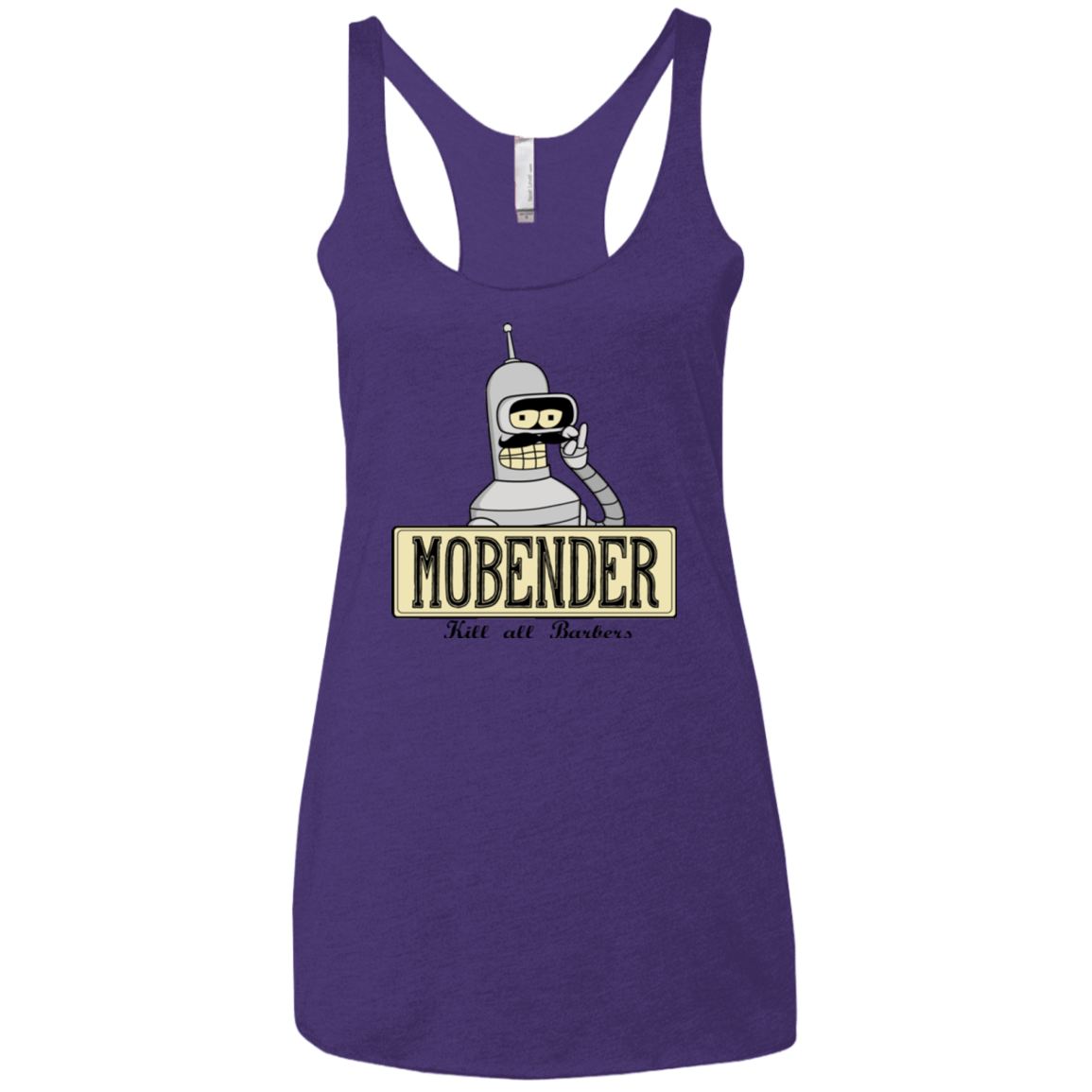 T-Shirts Purple Rush / X-Small Mobender Women's Triblend Racerback Tank