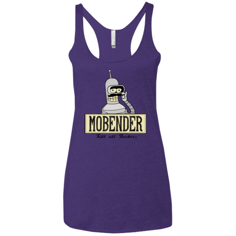 T-Shirts Purple Rush / X-Small Mobender Women's Triblend Racerback Tank