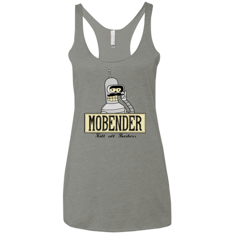 T-Shirts Venetian Grey / X-Small Mobender Women's Triblend Racerback Tank