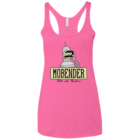 T-Shirts Vintage Pink / X-Small Mobender Women's Triblend Racerback Tank
