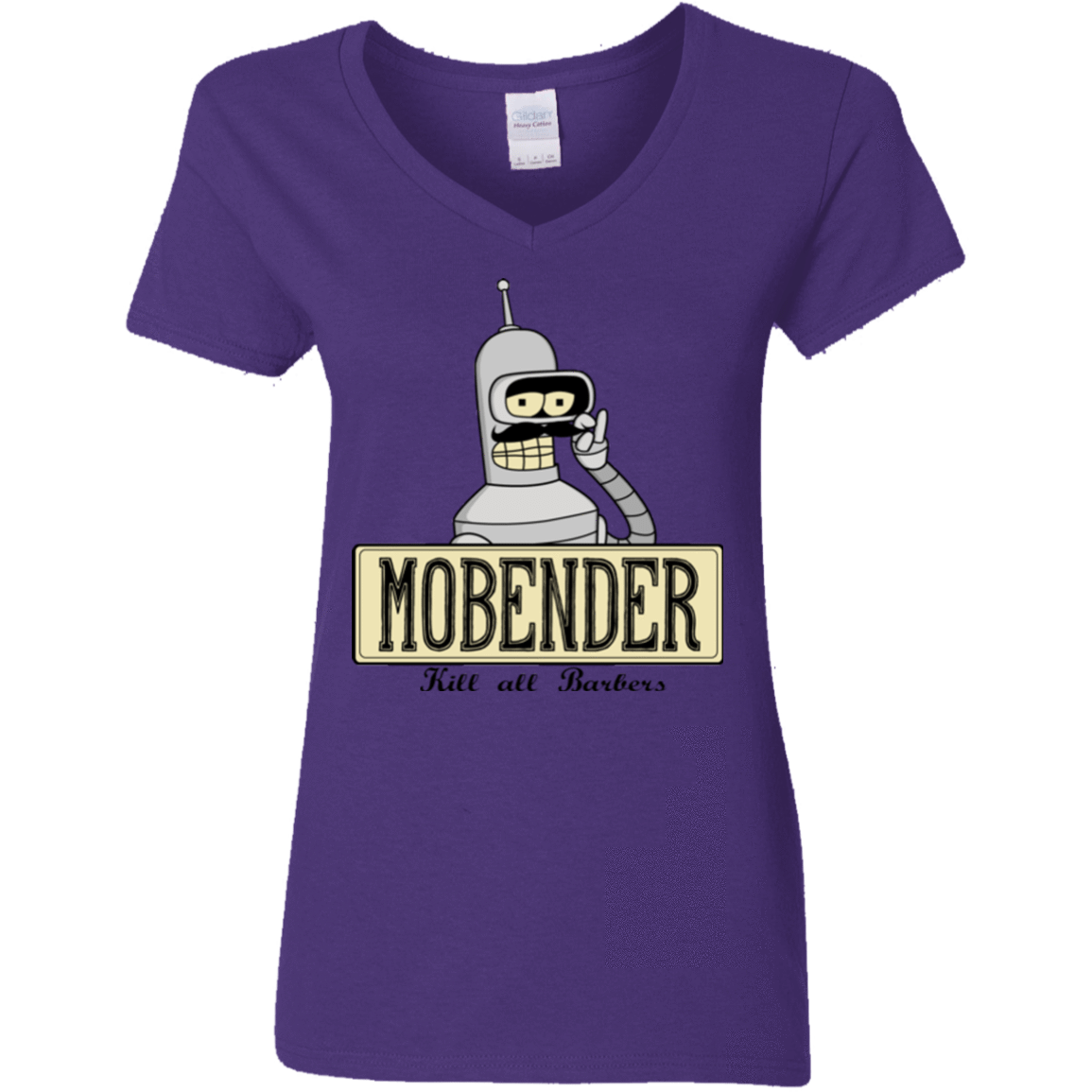 T-Shirts Purple / S Mobender Women's V-Neck T-Shirt